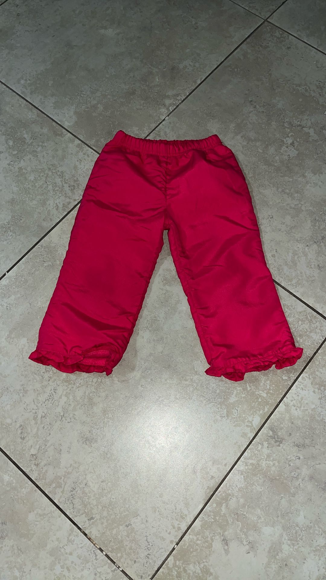 Toddler Girl’s Dark Pink Pants, Size 24 Months