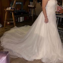 Camille la vie size 10 wedding dress 