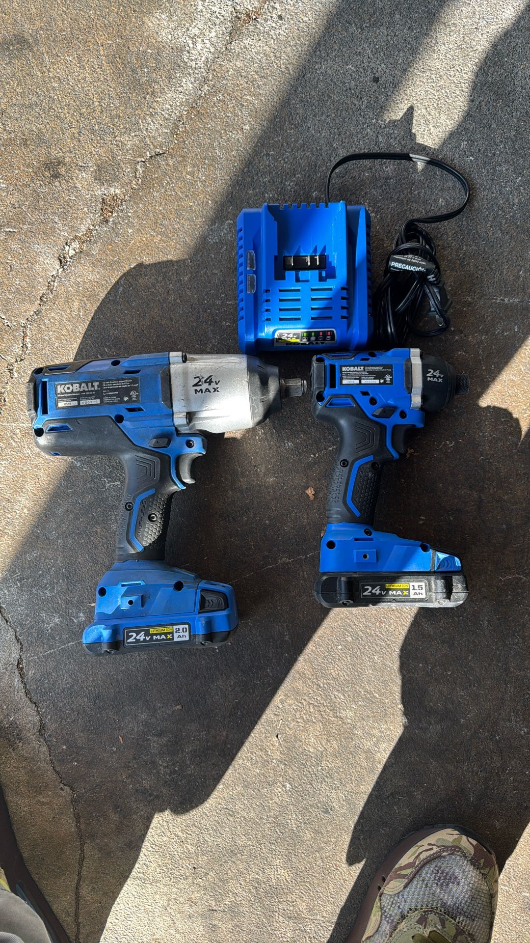 Kobalt 24V Max 1/2 Impact & 24v Max Drill All For $100