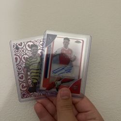 Topps Chrome Declan Rice Auto Soccer Card! 