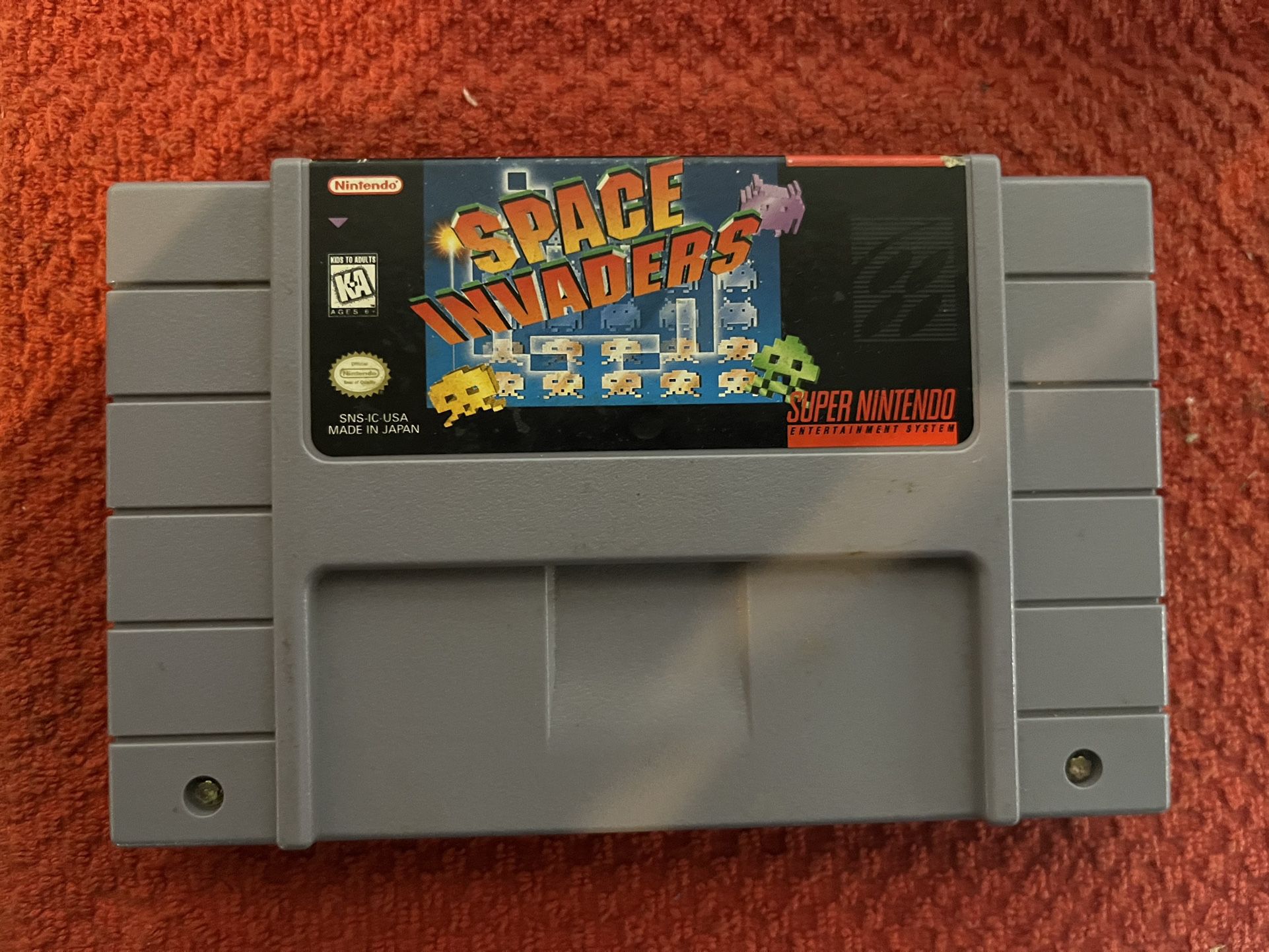 Space Invaders For Super Nintendo 