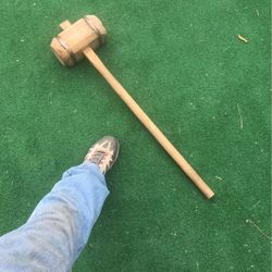 Wooden hammer