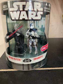 Star Wars two pack Palpatine an Commander Vill