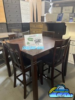 Four chair table brown sillas Nuevo comedor