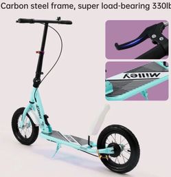 Milley Kick Scooter Carbon Steel Frame