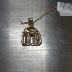 Pendant Baseball Glove 14k ,3.2gr