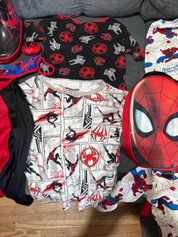 Spider-Man Boys Clothing, Rain Boots & Toys Bundle – Size 7/8