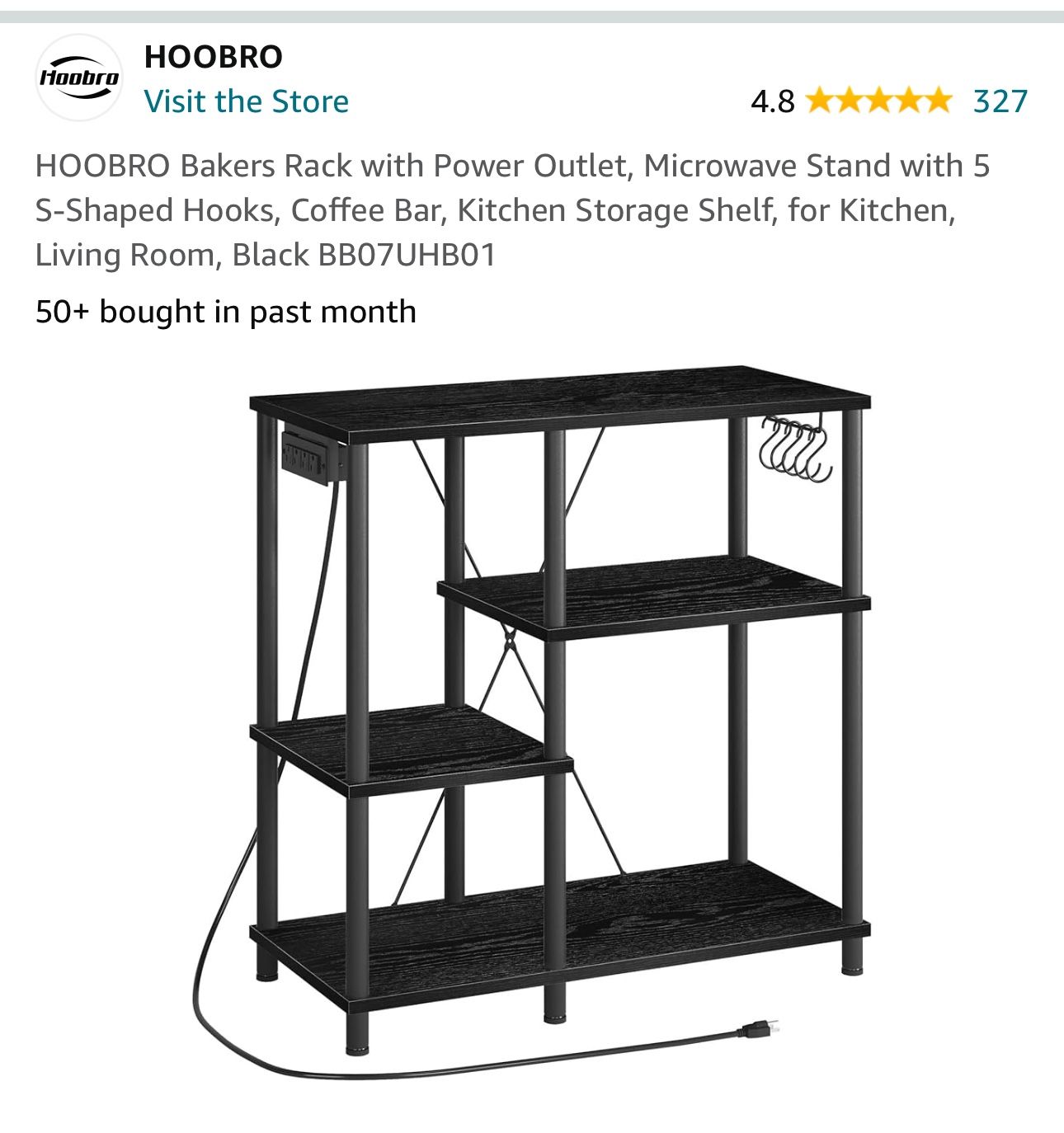 Coffee Station / Bakers Rack - NEW IN BOX