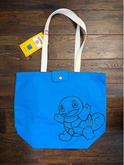 Pokémon x Target Reusable Blue Tote Bag Squirtle - NEW