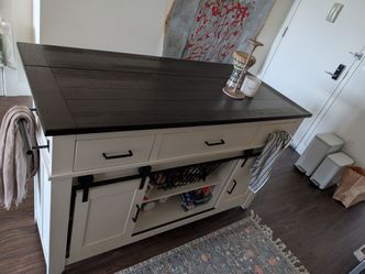 Kitchen island with storage - $600