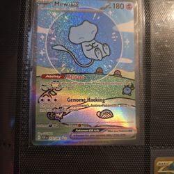 Paldean Fates Mew Ex Fresh Pull