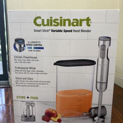 NEW Cuisinart Smart Stick Variable Speed Hard Blender