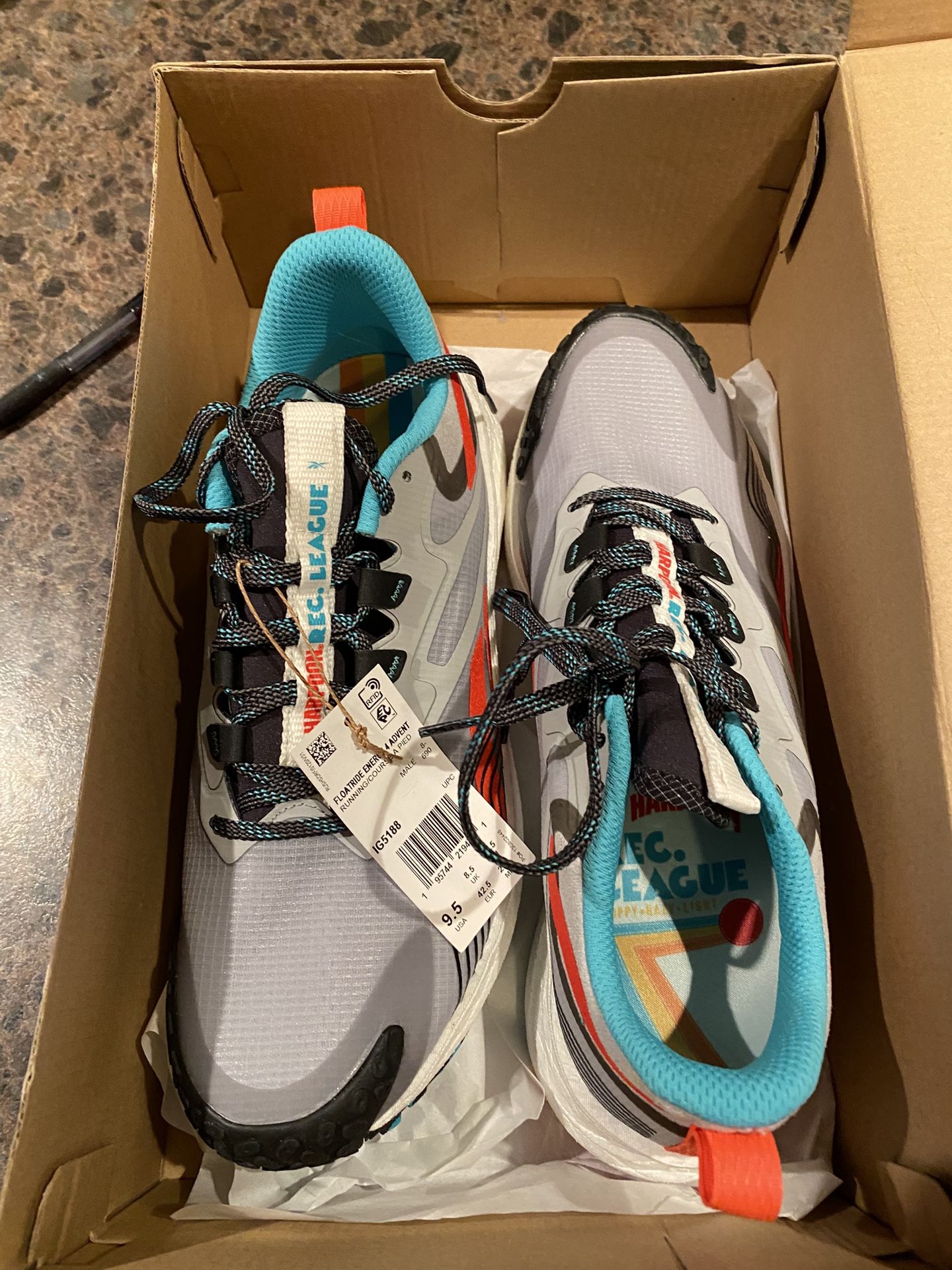 Reebok Floatride Energy 4 Advent Men Harpoon Limited Edition Size 9.5