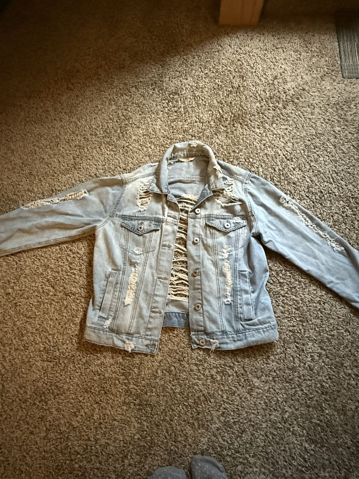 Ripped Denim Jacket
