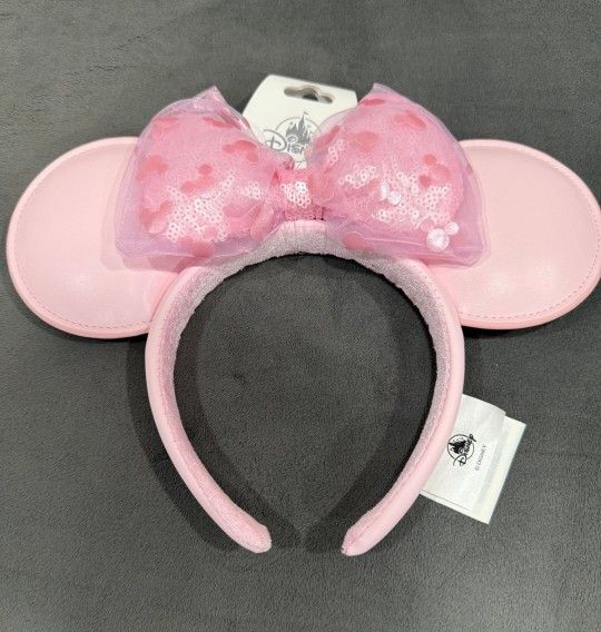 Disneyland Resort Pastel Pink Minnie Ear Headband