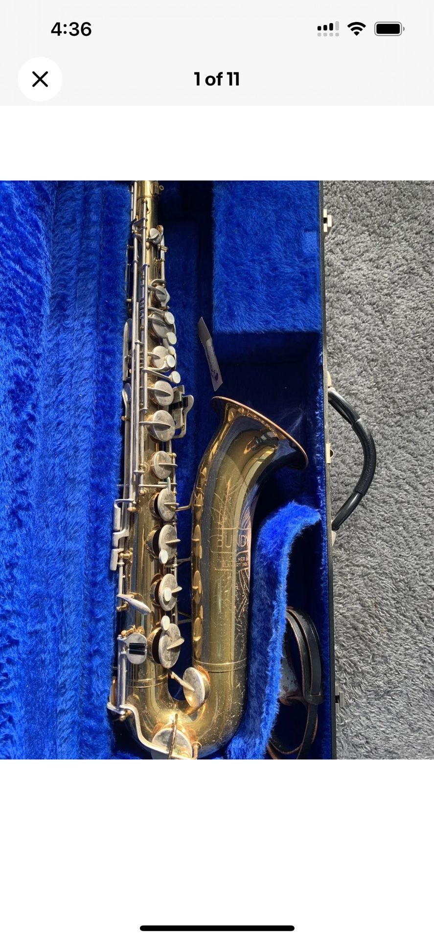 Bundy Tenor Saxophone