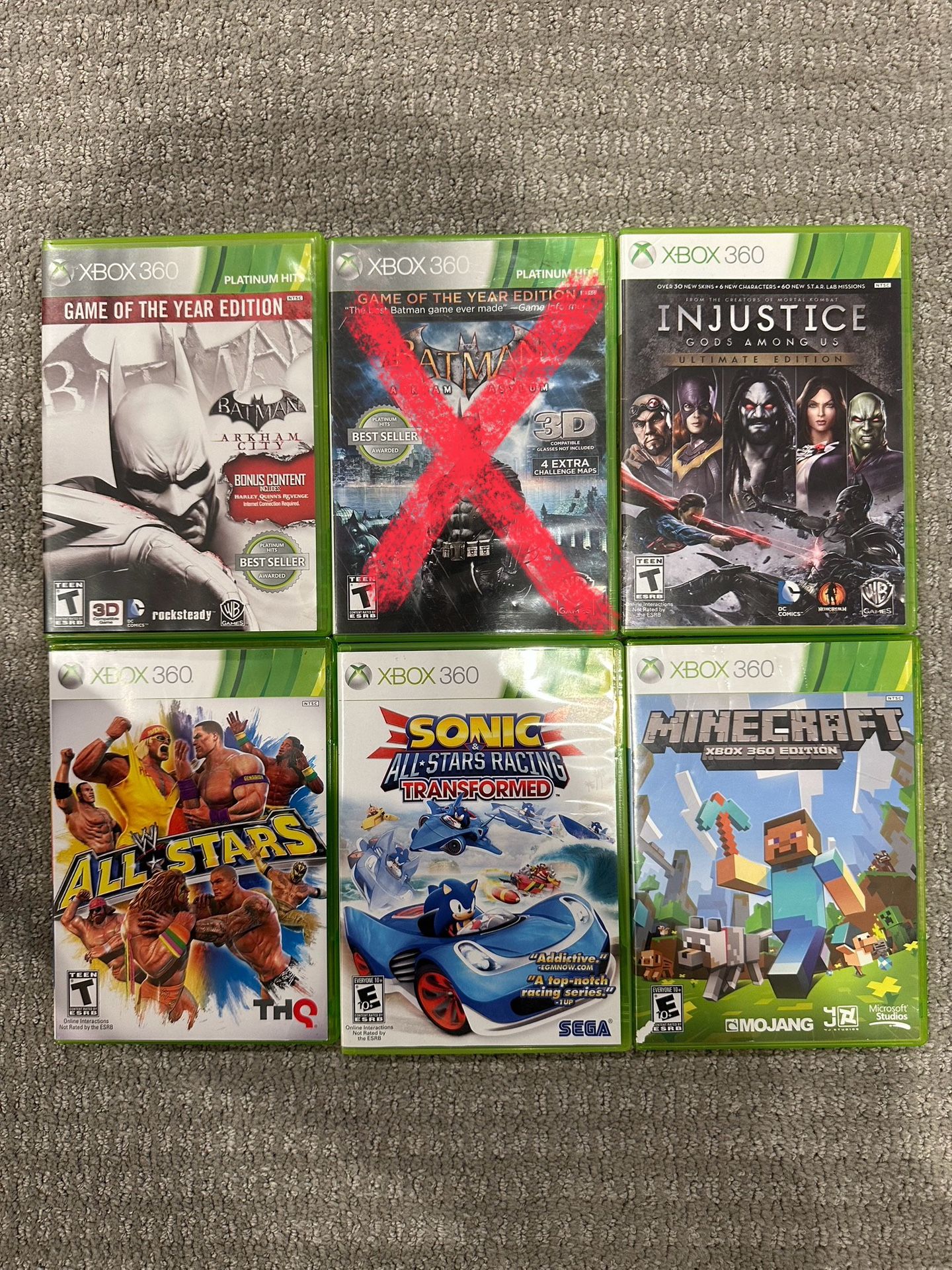 Xbox 360 Games Lot