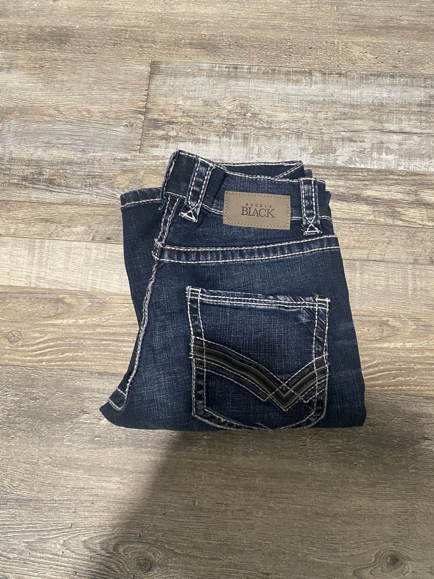 Buckle Black Jeans