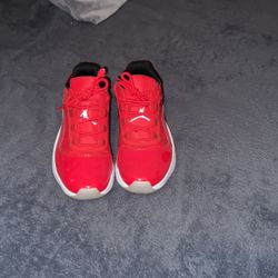 Red Jordan 11’s. Low 