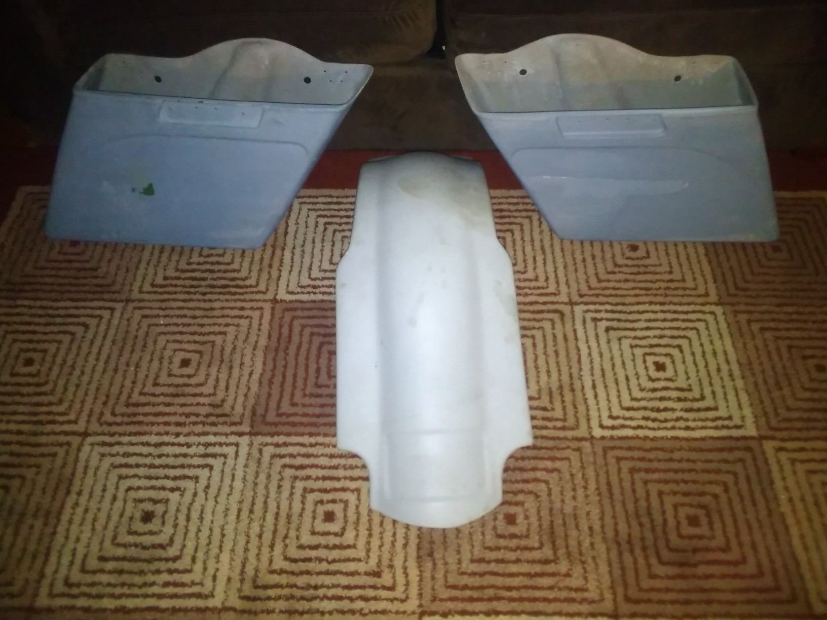 Overlay fender and hard bags
