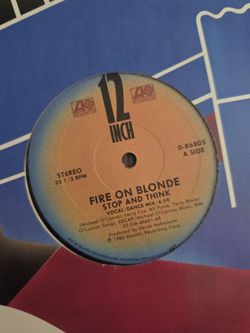 Fire on blonde Vinyl