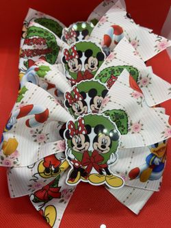 Christmas Hair Bows 