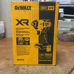 Dewalt Xr 1/4” (6.35 mm) 3 Speed Impact Driver 20volts 