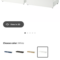 IKEA Malm underbed storage drawers - pair