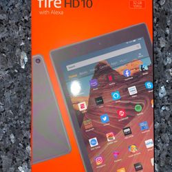 Fire HD 10 Tablet (10.1" 1080p full HD display, 32 GB) – Black