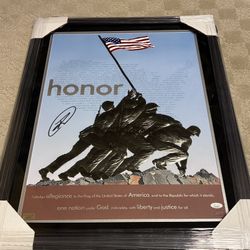 Robert O’Neill Signed and Framed Poster With COA