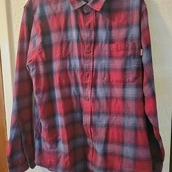 Eddie Bauer Classic Fit Flannel Shirt Men’s Size XXL Plaid Long Sleeve