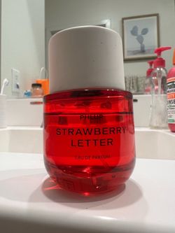 Phlur strawberry letter perfume