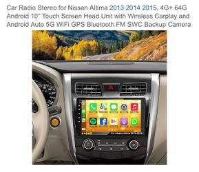 New Car Radio Stereo for Nissan Altima 2013 2014 2015 $100