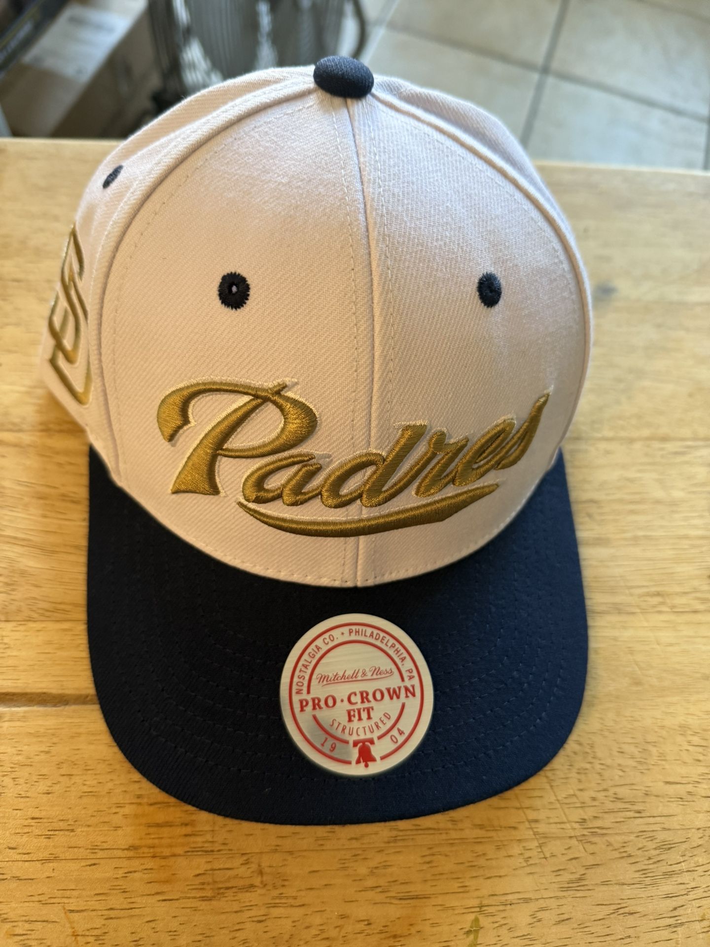 San diego padres cooperstown mitchell ness snapback hat