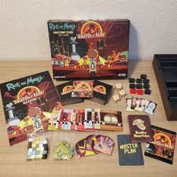 Rick and Morty Anatomy Park Game CRYPTOZOIC Never Played Open Box 18+