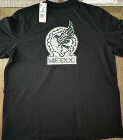 Seleccion Mexicana México National Soccer Team Black Away T-Shirt XL