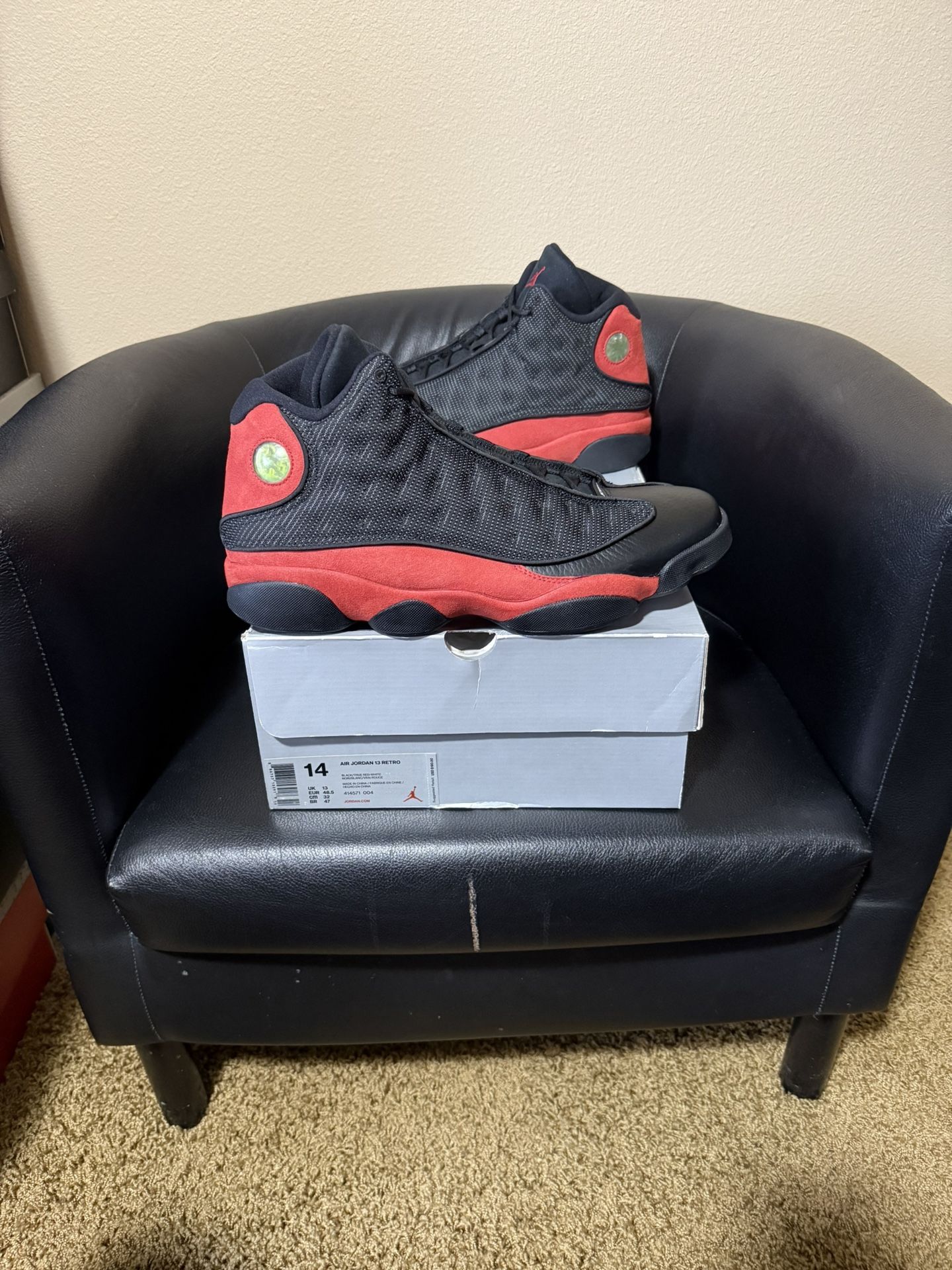 2017 Brand new Air Jordan Bred 13’s size 14 with original box.