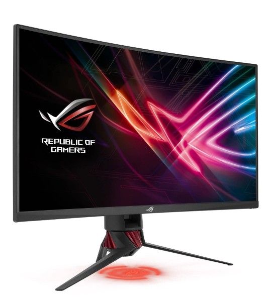 ASUS ROG Strix XG27VQ 27" Curved Gaming Monitor – NEW (Open Box)
This is an ASUS ROG Strix XG27VQ 27-inch curved gaming monitor.
It is new
