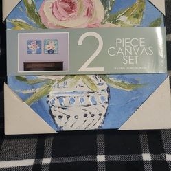 2 Piece Canvas Set (See Descrition)