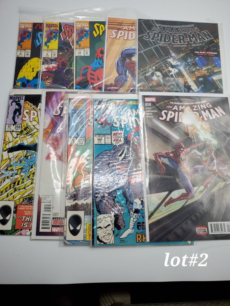Lot 2 Vintage Amazing Spider-Man Comics 10 Issues