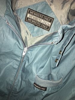 Authentic Members Only Jacket worn once size Large