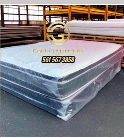 Queen Mattress Set PillowTop – Brand New –  Same Day Delivery Available 🚚