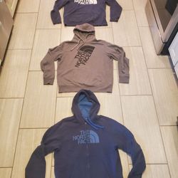 The North Face 3 Hoodies Men's Large