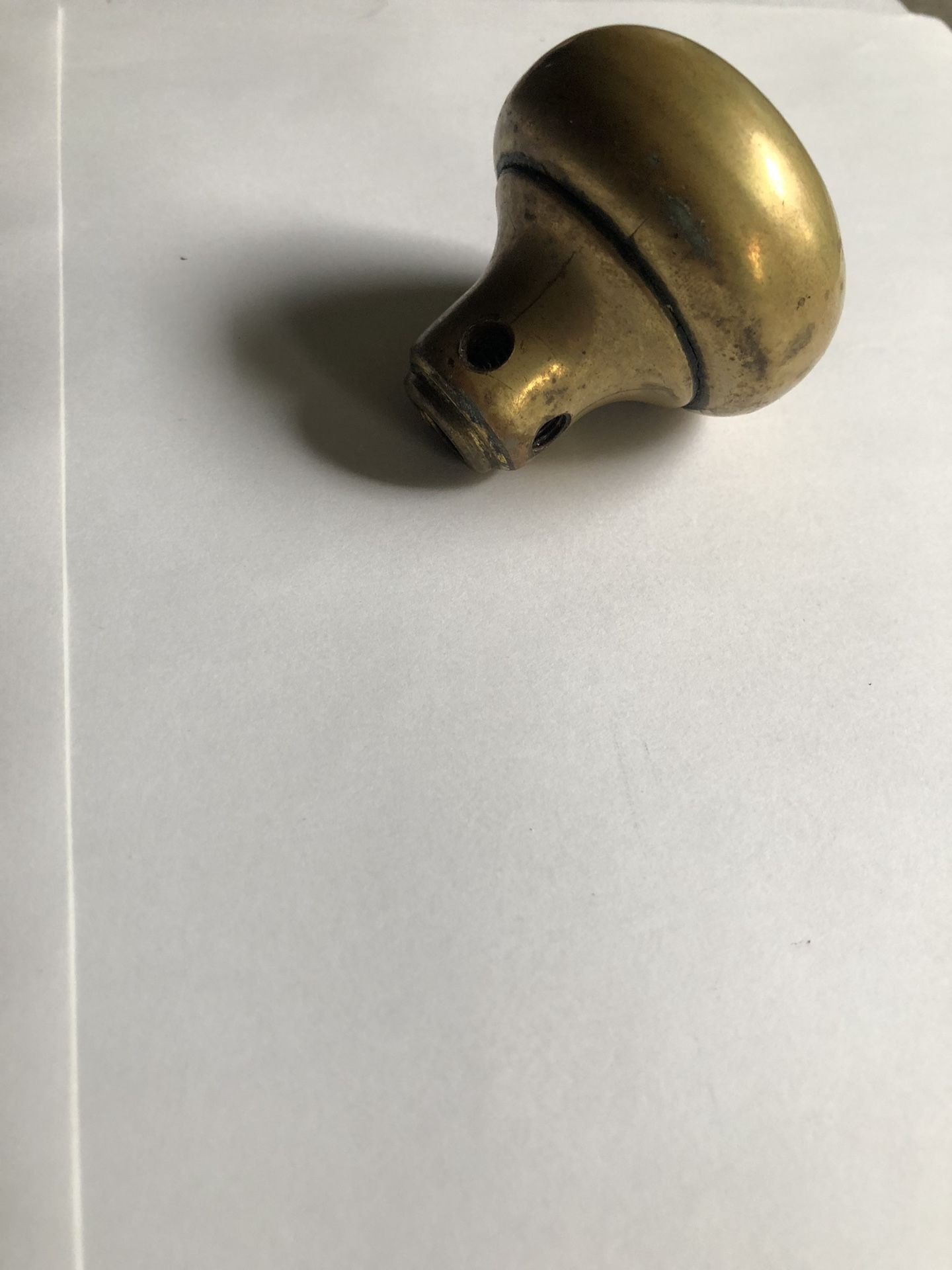 2 Brass Door Knobs