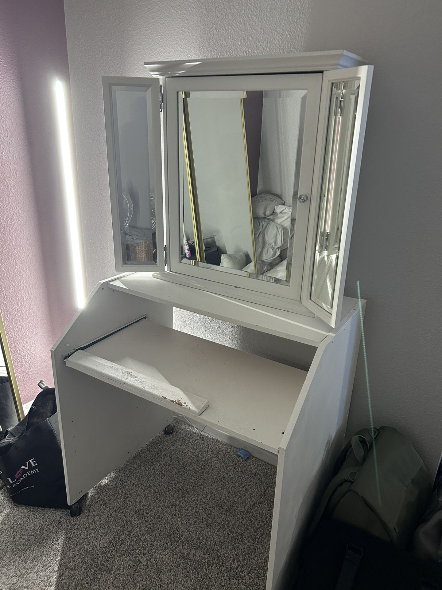 White Vanity - Adult Size