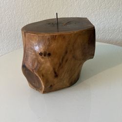 Arizona Walnut Wood Candle Holder