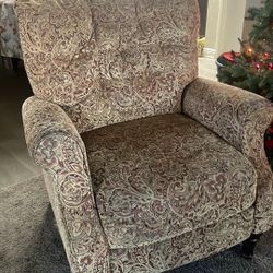 Vintage Kick Back Recliner Chair 