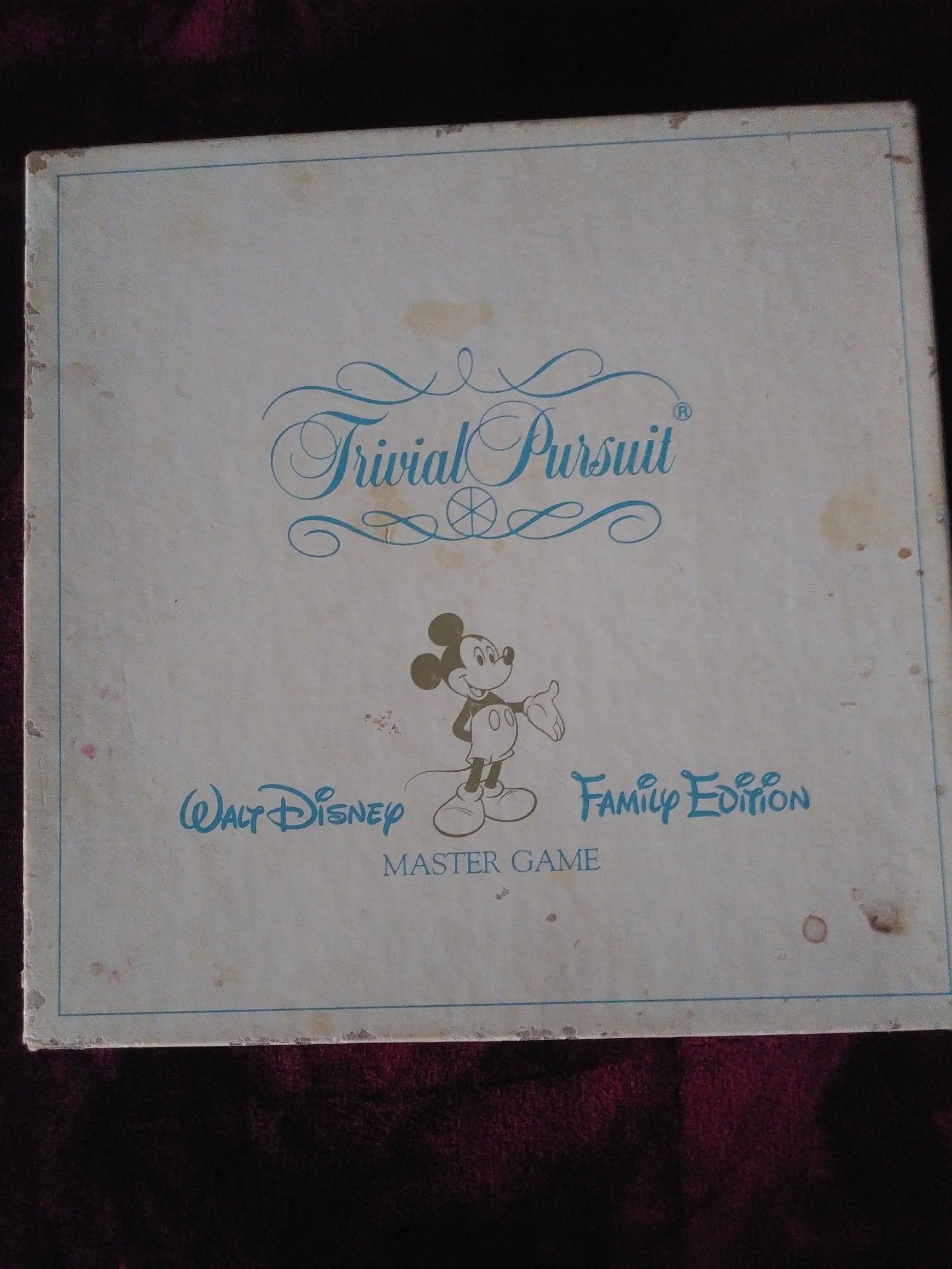 Walt Disney Trivial Pursuit game