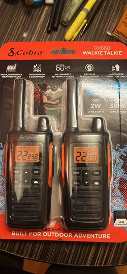 Cobra RX680 Walkie Talkie 2-Pack