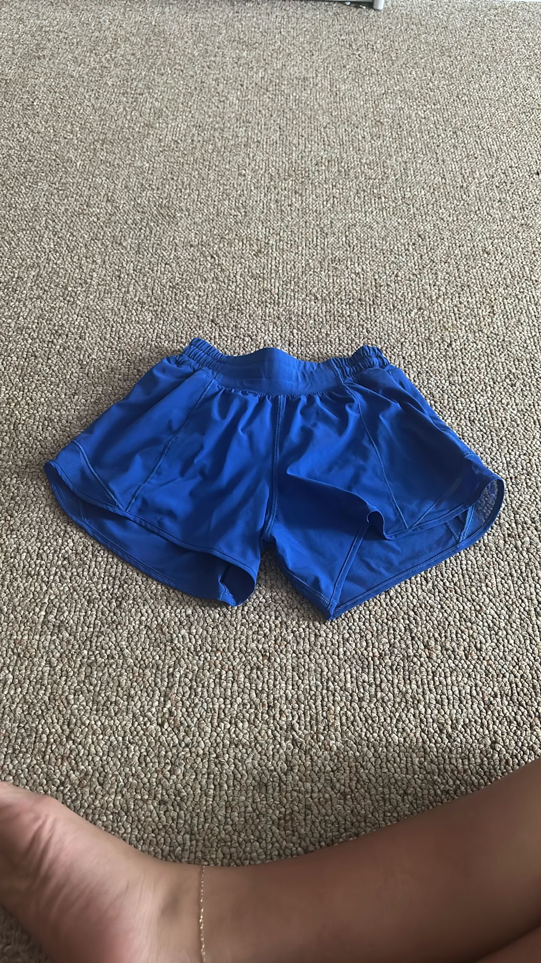 Blue Lululemon Shorts